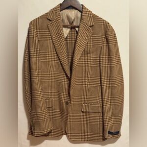 Polo Ralph Lauren Tan Checkered Blazer